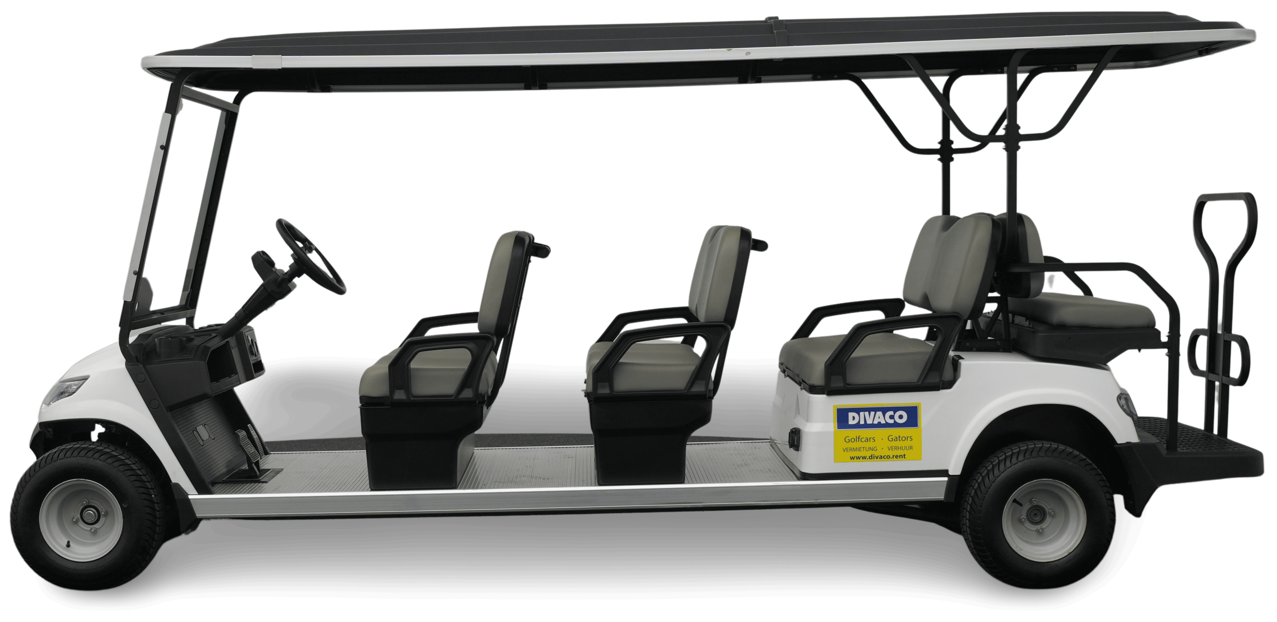 DIVACO electric golf carts for smooth passenger transport
